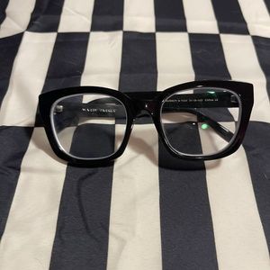 Warby Parker black glasses
